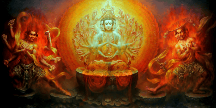 Ảnh Bồ Tát Thiên Thủ Thiên Nhãn kích thước lớn